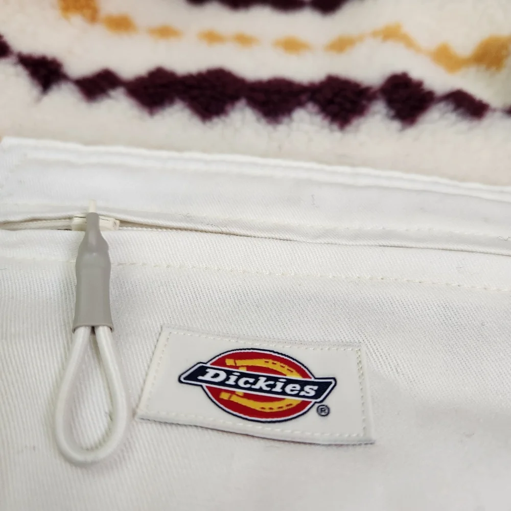 Dickies Falkville‎ Jacket Size 2XL Aztec Print Faux Sherpa Full Zip Chest Pocket